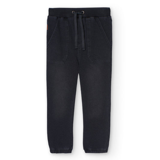 Pantalone denim BLACK - BOBOLI