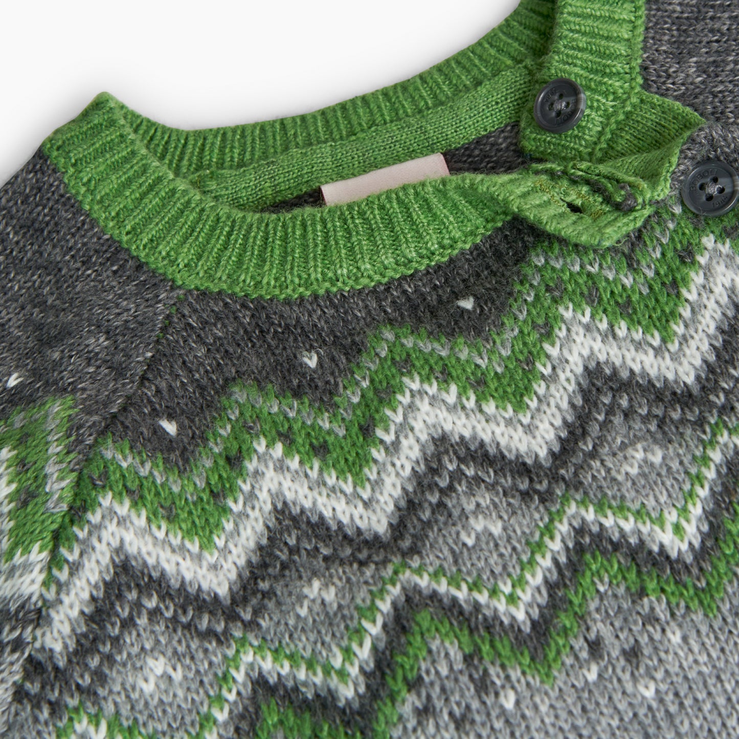 Maglione verde e grigio - BOBOLI