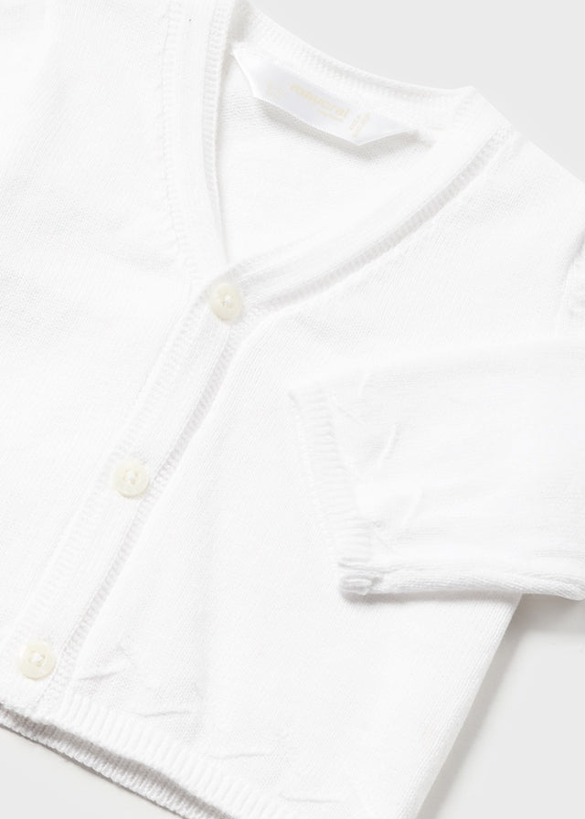 GIACCHINO IN TRICOT BIANCO - Mayoral Newborn