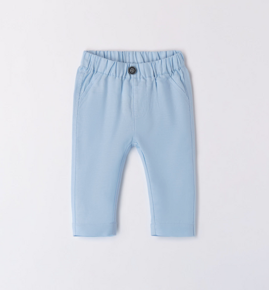 Pantalone in lino celeste - iDO