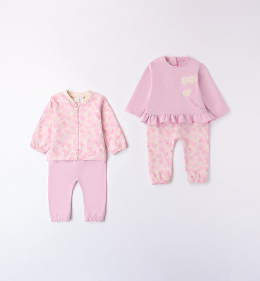 COMPLETO DUE PEZZI NEONATA - iDO