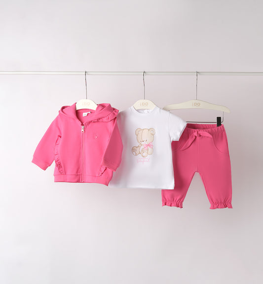 COMPLETO TRE PEZZI NEONATA - iDO