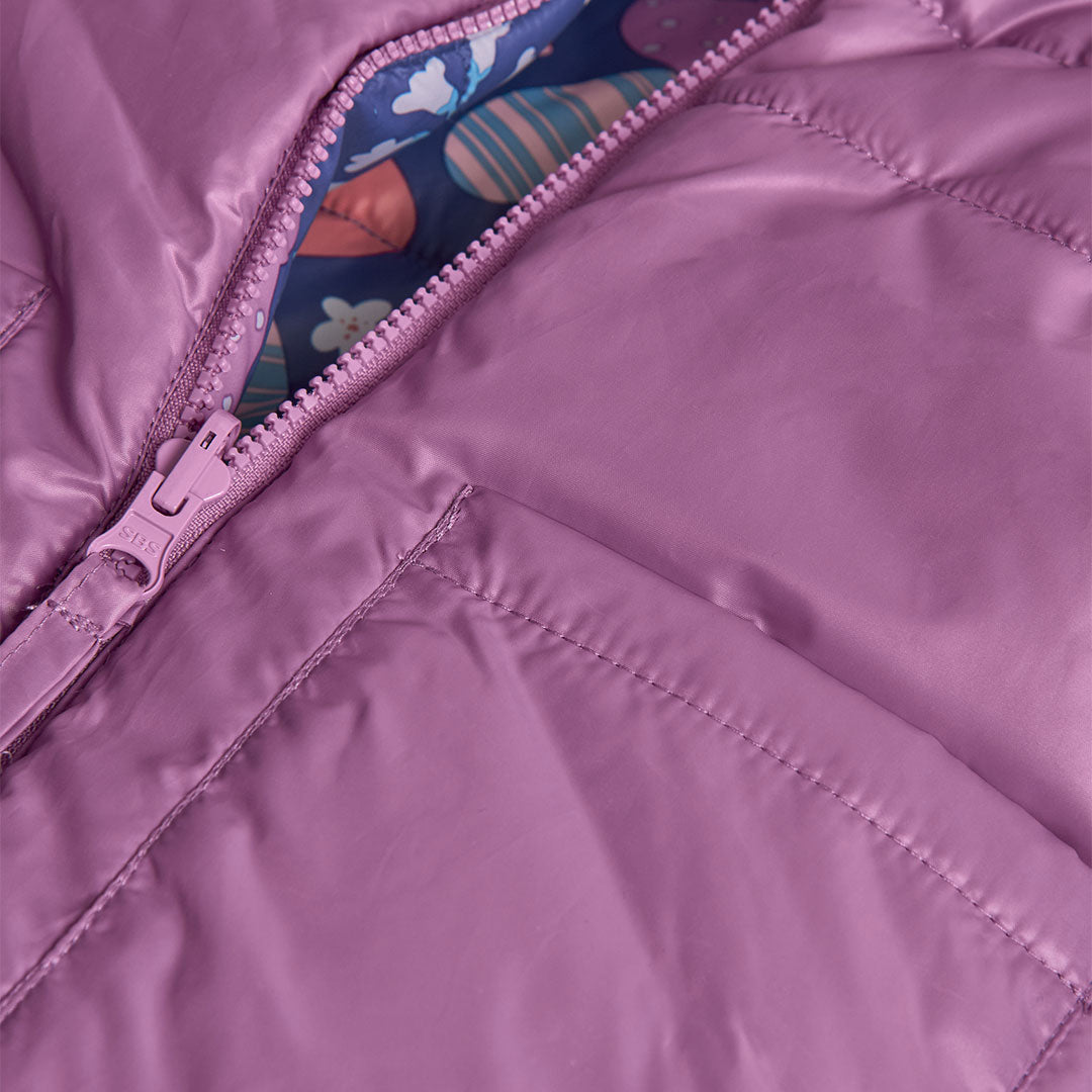 Parka reversibile per bimba