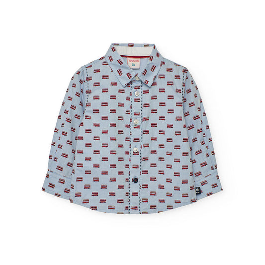 Camicia oxford manica lunga per neonati -BCI