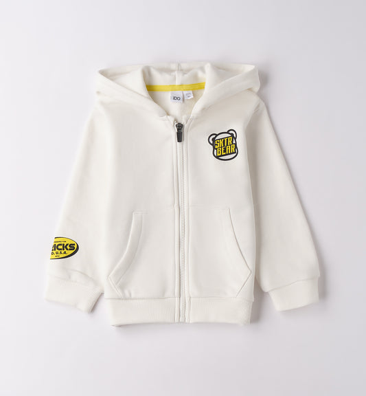 FELPA APERTA ML CON ZIP - iDO