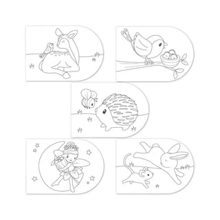 Libro da dipingere Fairy Garden - Little Dutch