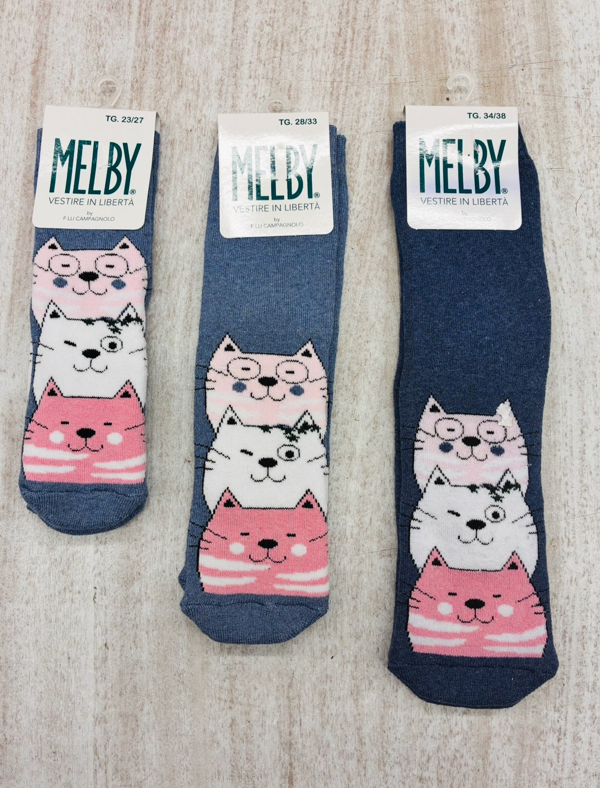 CALZINO ANTISCIVOLO GATTI - MELBY