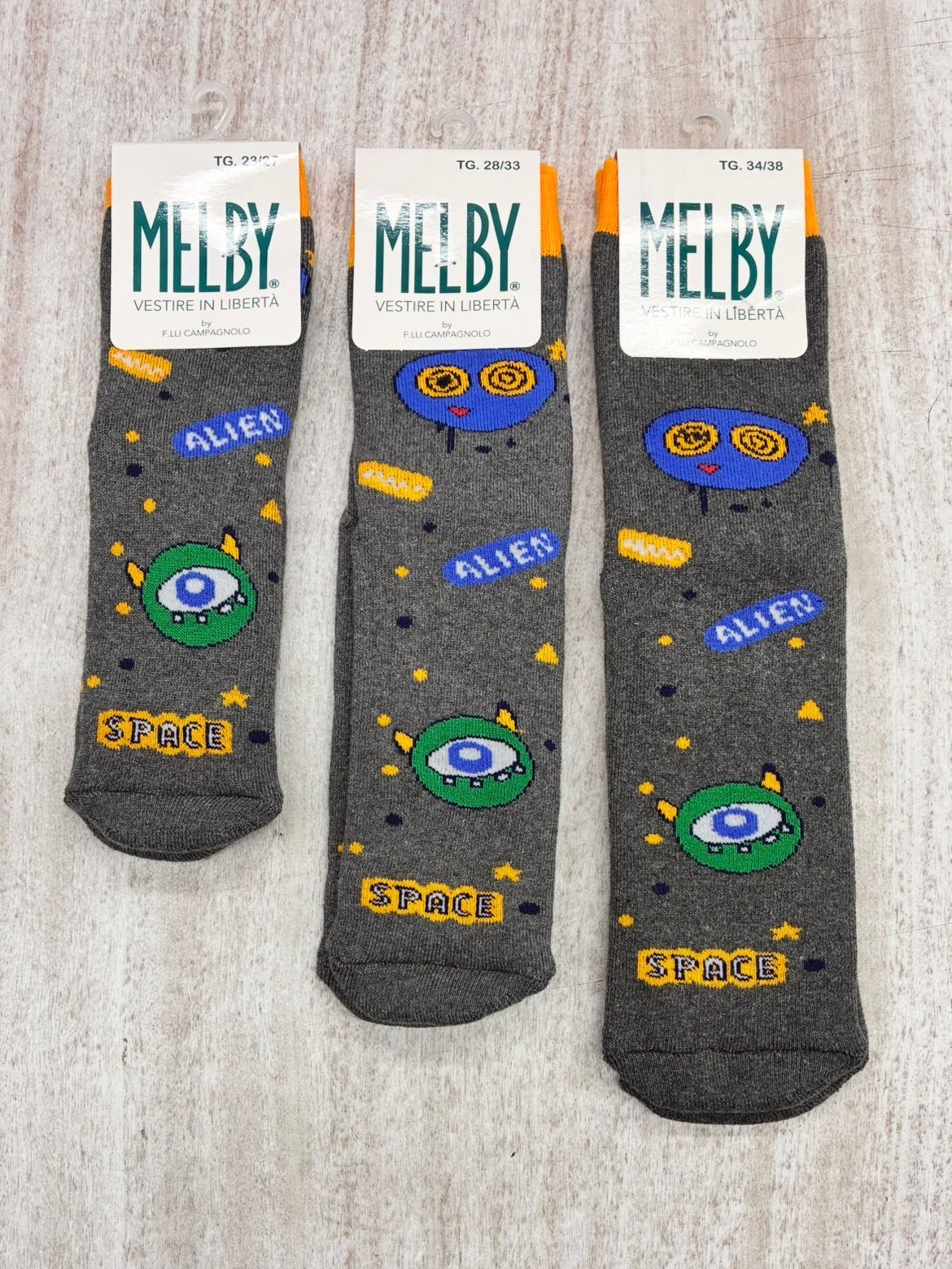 CALZINO ANTISCIVOLO SPACE - MELBY