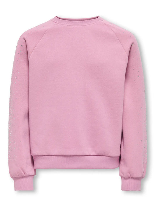 Felpa  con straSs - Only Kids