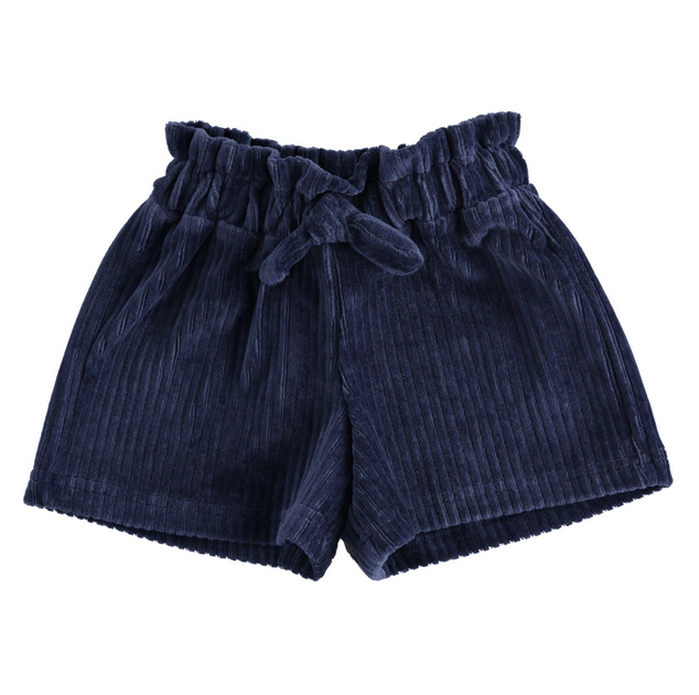 Shorts in velluto blu - iDO