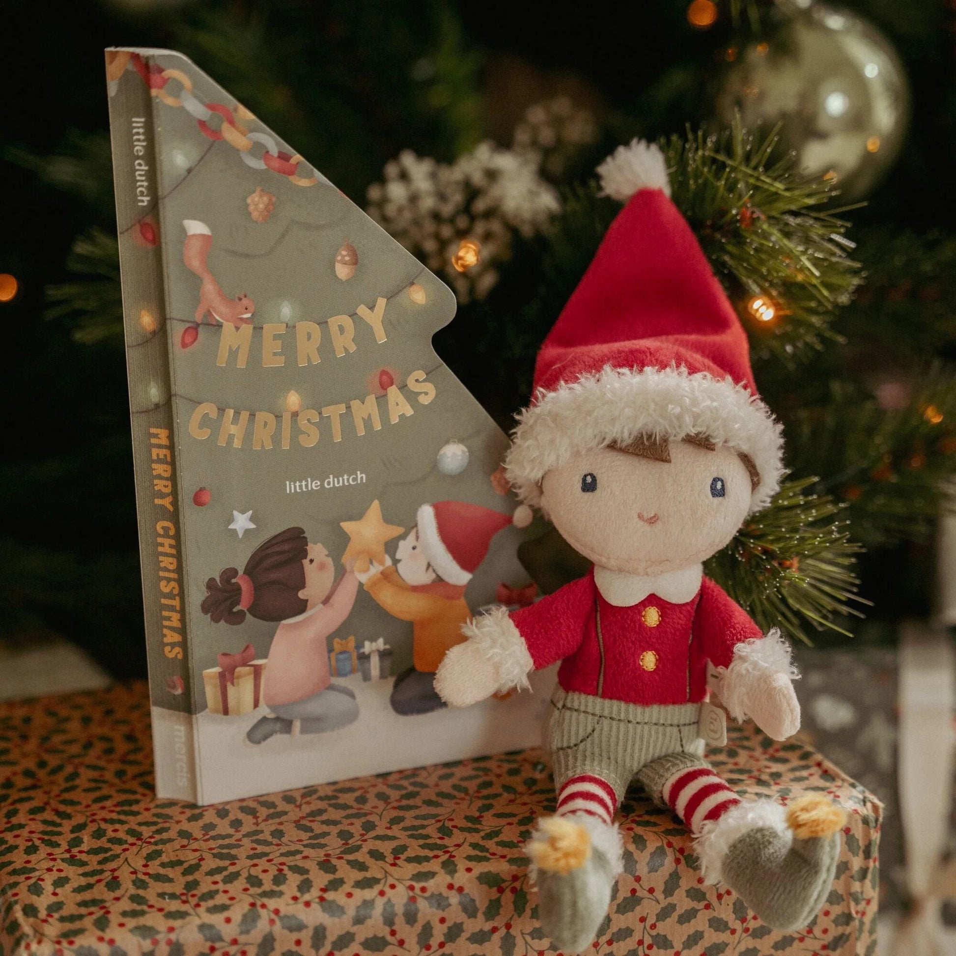 Libro di Natale con piccolo Jim