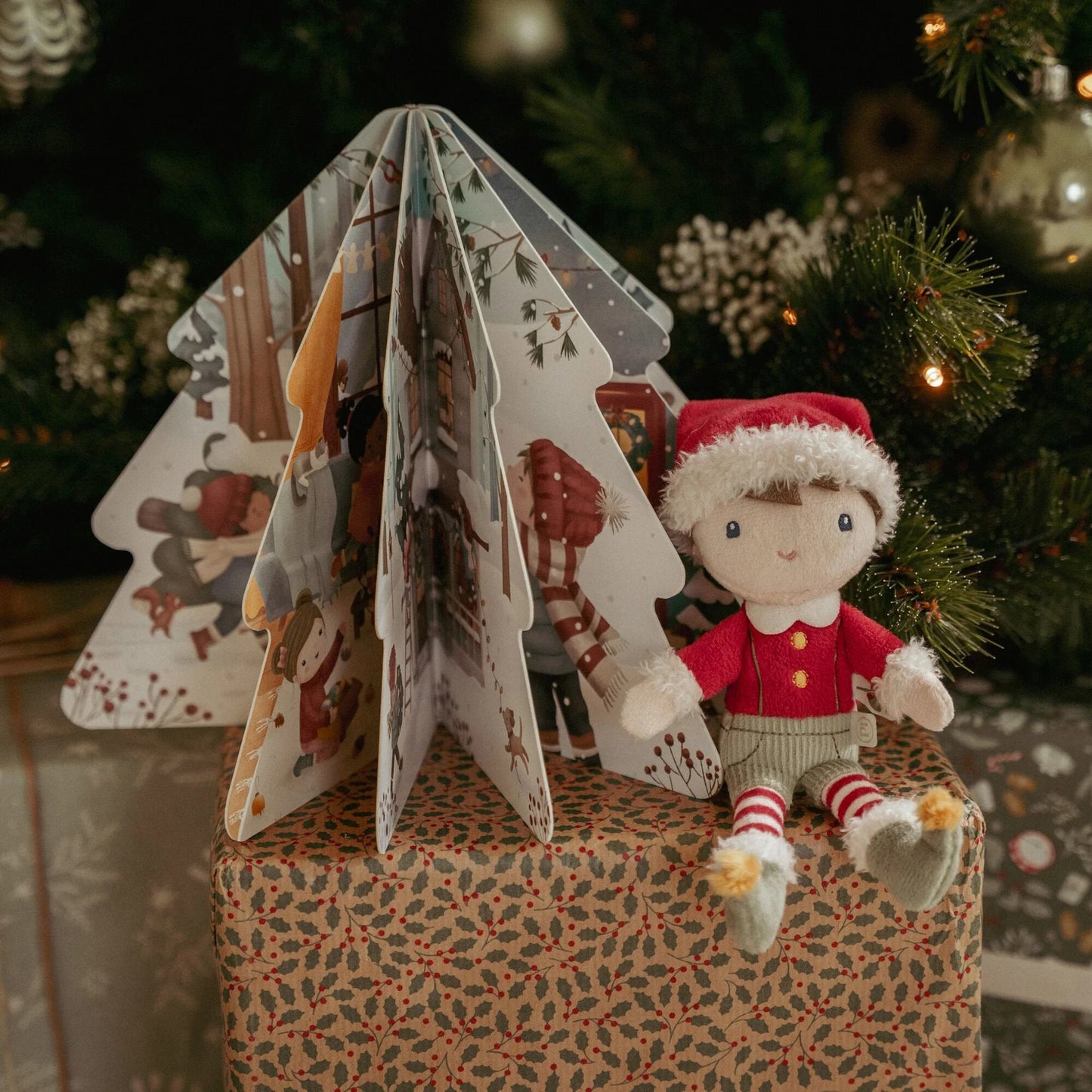 Libro di Natale con piccolo Jim