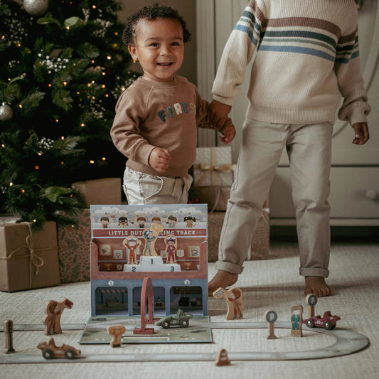 Autodromo in legno in caso di gioco - Little Dutch