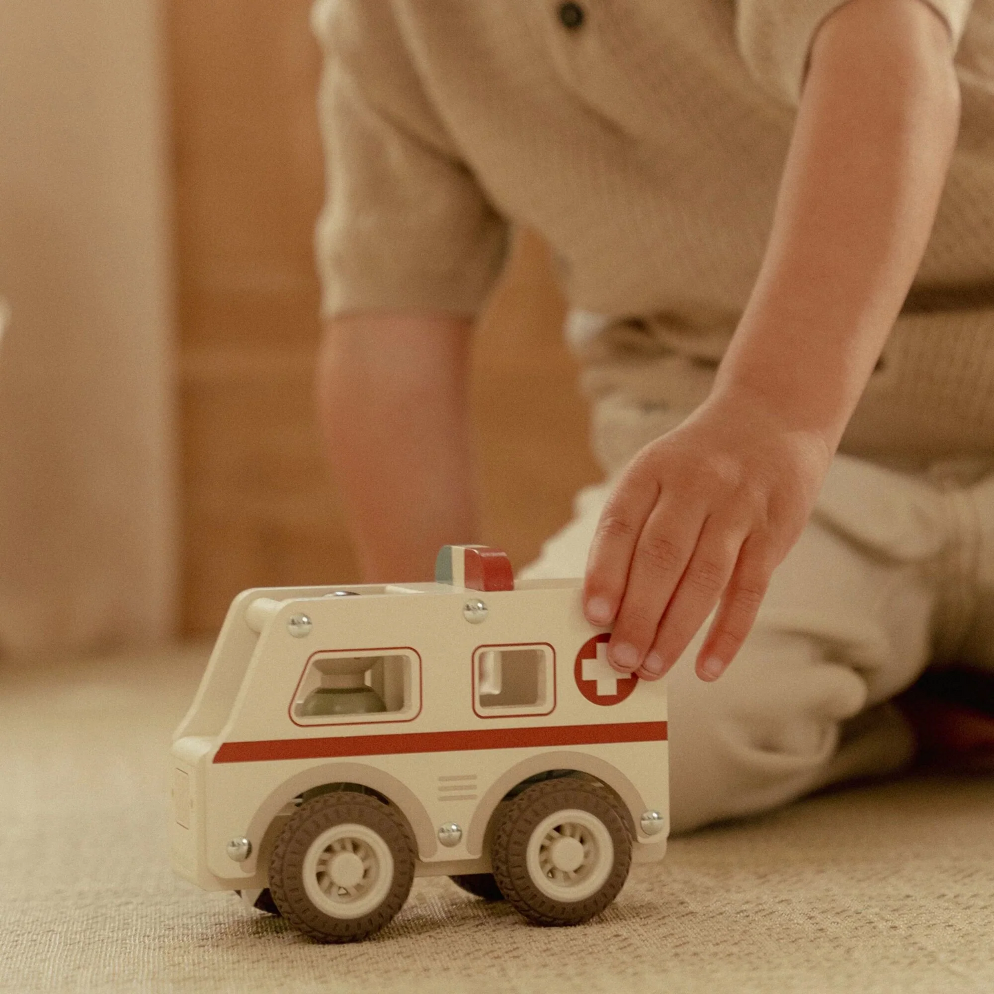 Ambulanza con personaggio