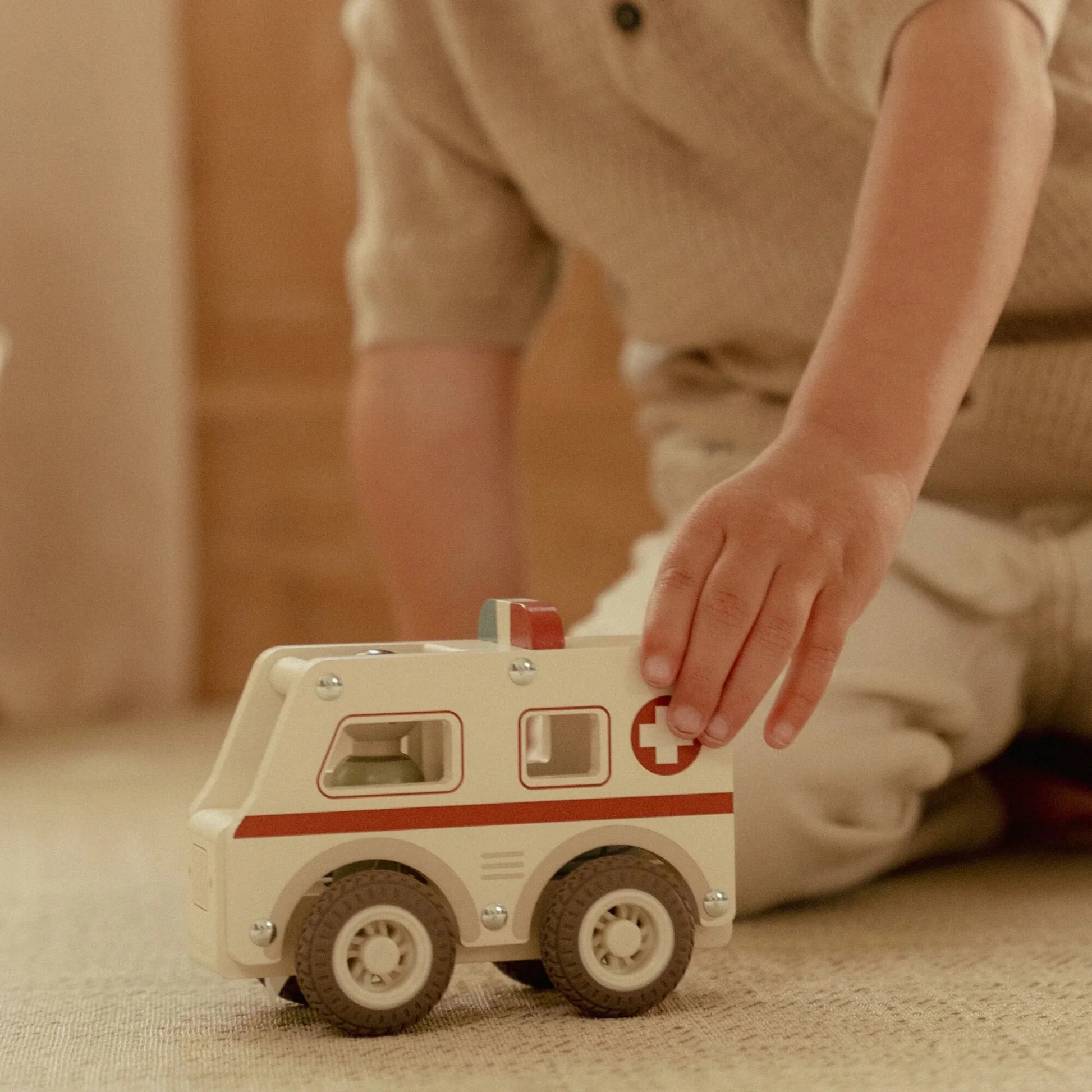 Ambulanza con personaggio