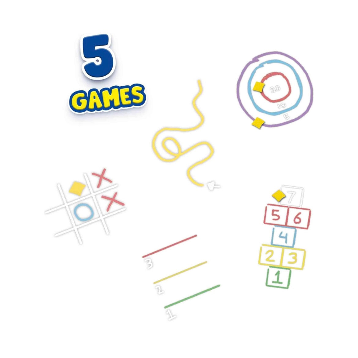 GIOCO CON I GESSI 5 IN 1