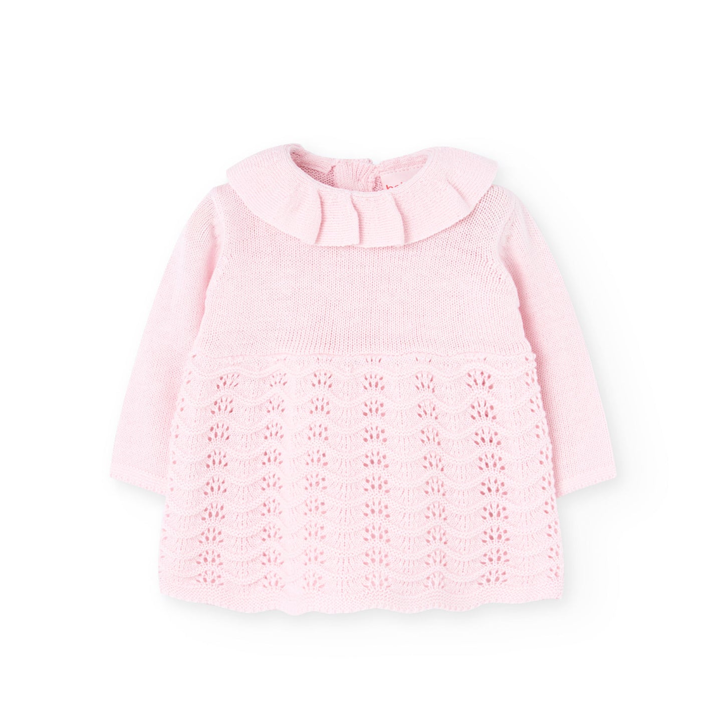 Abitino in Tricot rosa neonata