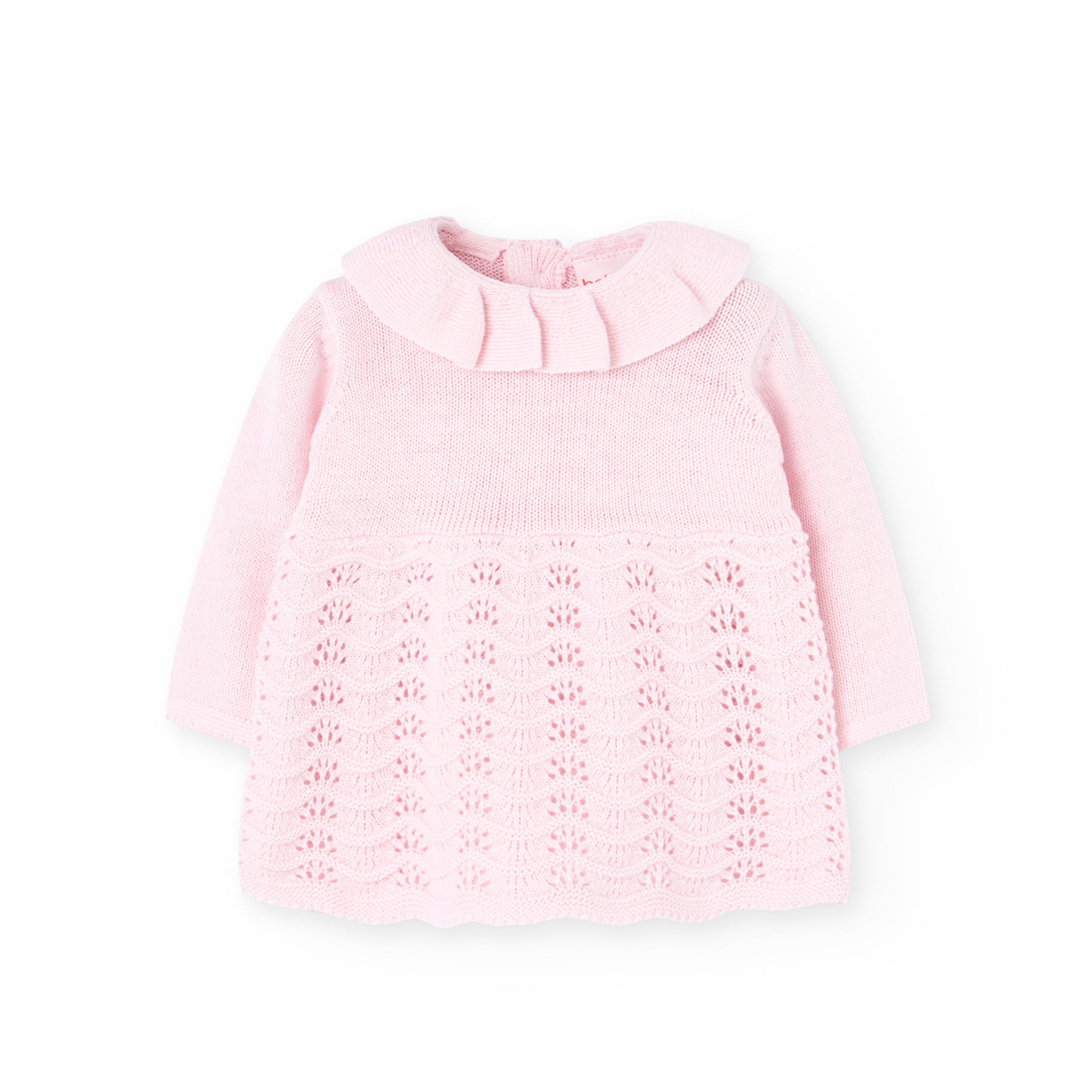 Abitino in Tricot rosa neonata