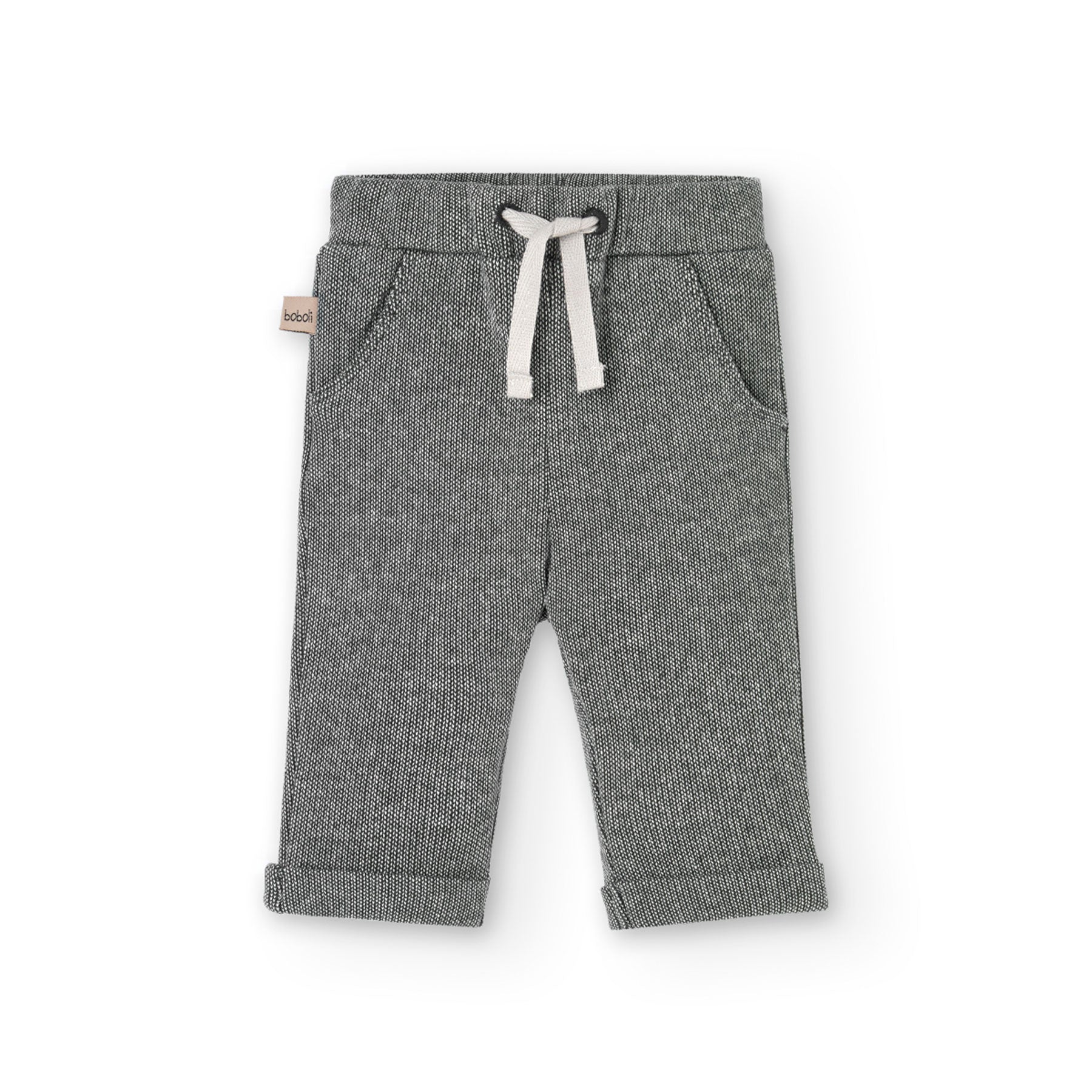 Completino maglia in tricot e pantalone