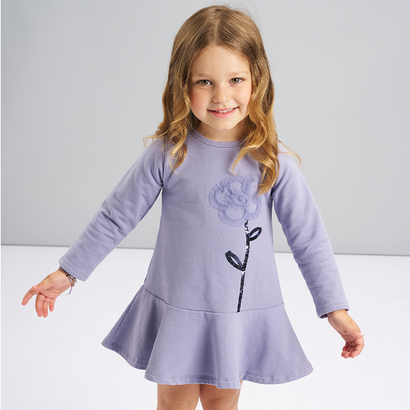 Vestito con fiore