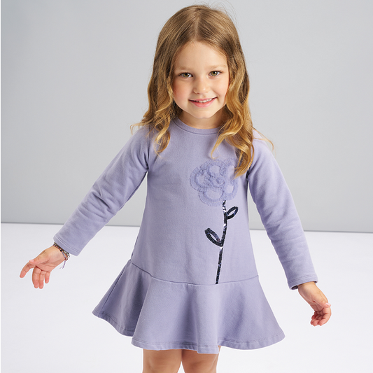 Vestito con fiore