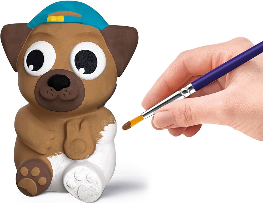 Gatto e Cane, forme in gesso