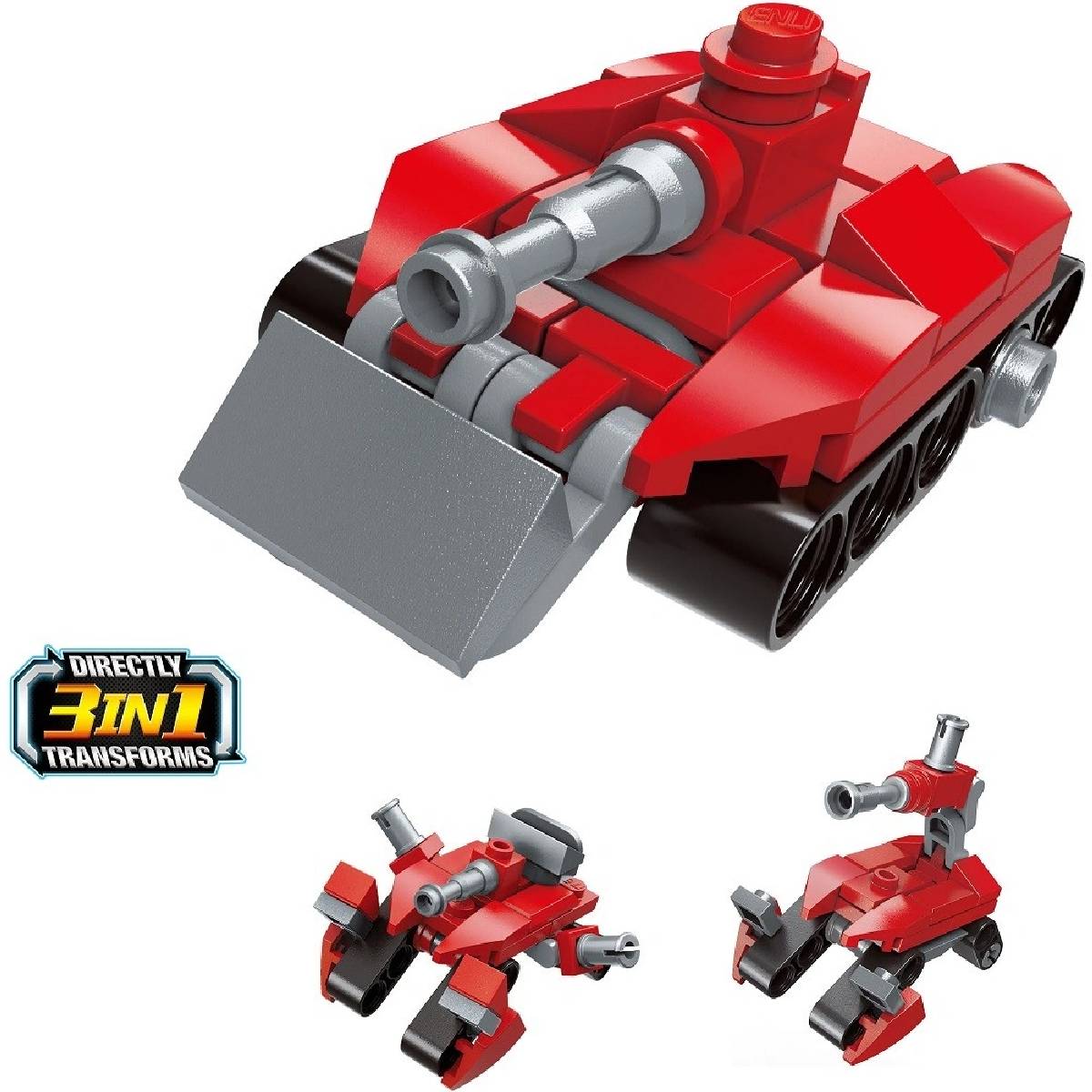 3in1 Transformer 36pz Water Cannon Tank