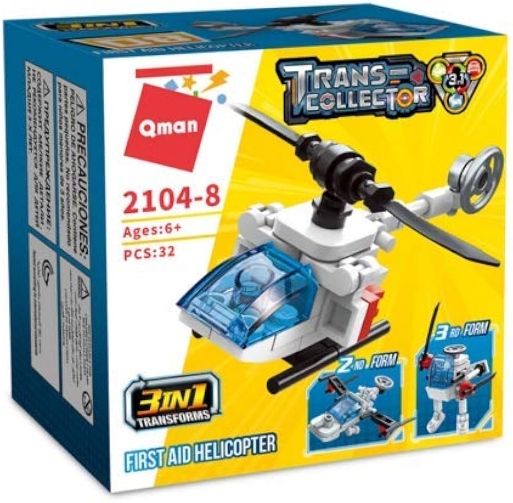 3in1 Transformer 32pz First Aid Helicopter