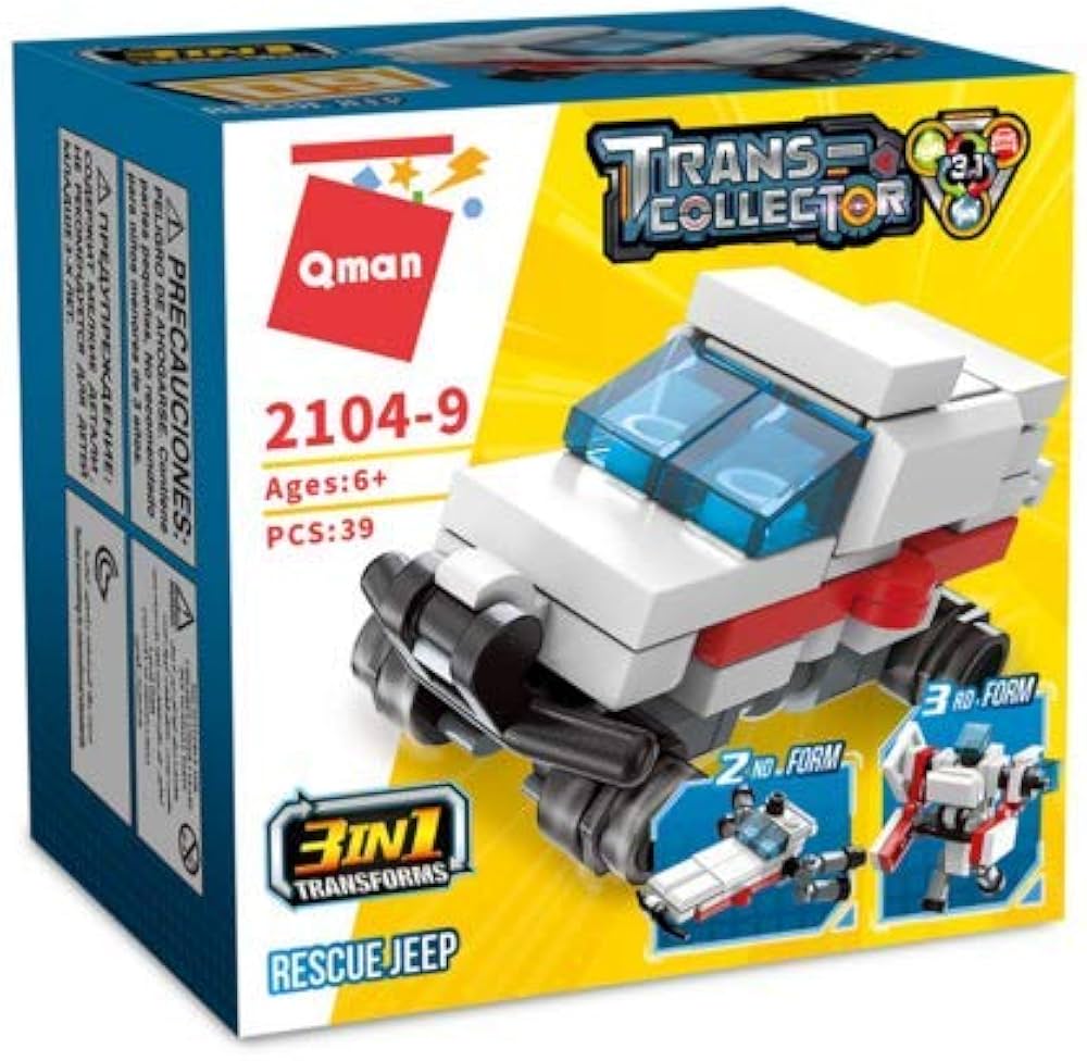 3in1 Transformer 39pz Rescue Jeep