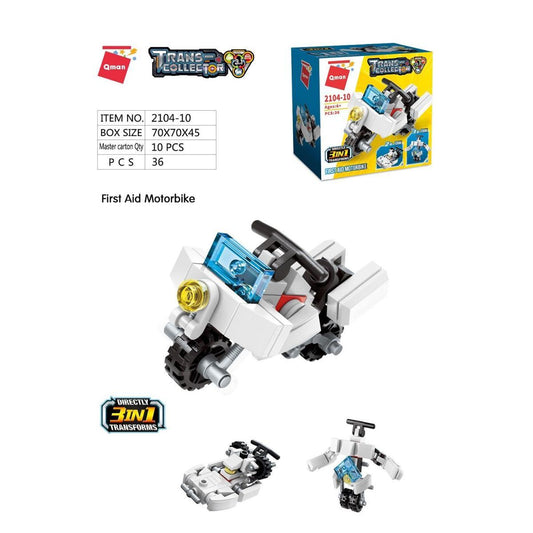 3in1 Transformer 36pz First Aid Motorbike