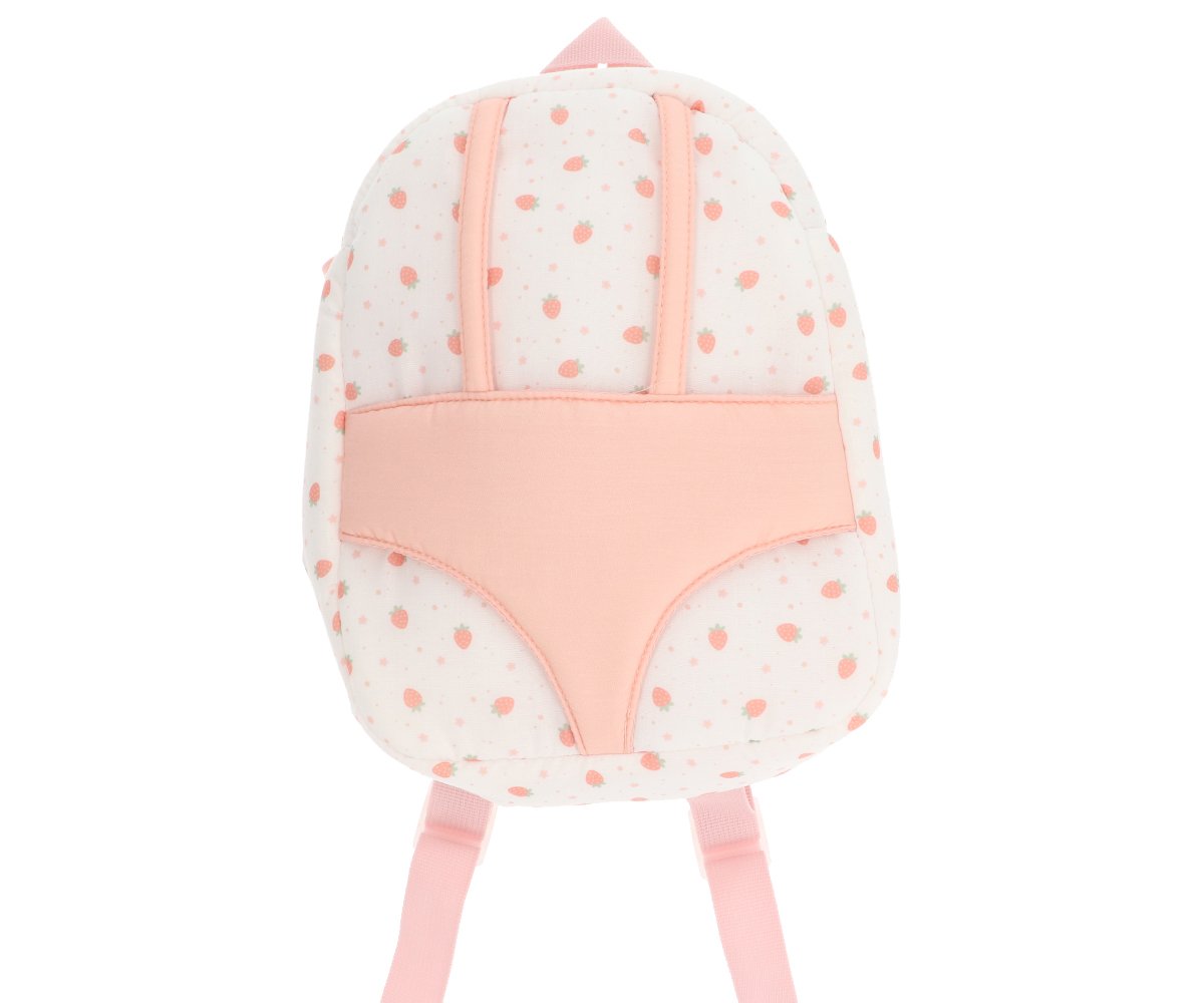 Zainetto Kids con Marsupio Bambole Strawberries Bianco