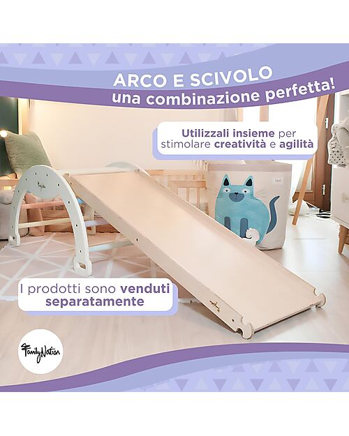 Scivolo Rampa  2 in 1 Montessori