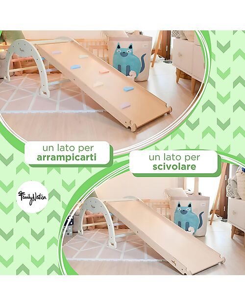 Scivolo Rampa  2 in 1 Montessori
