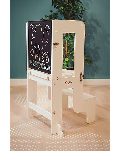 Torre Montessori 3 in 1 - Bianco