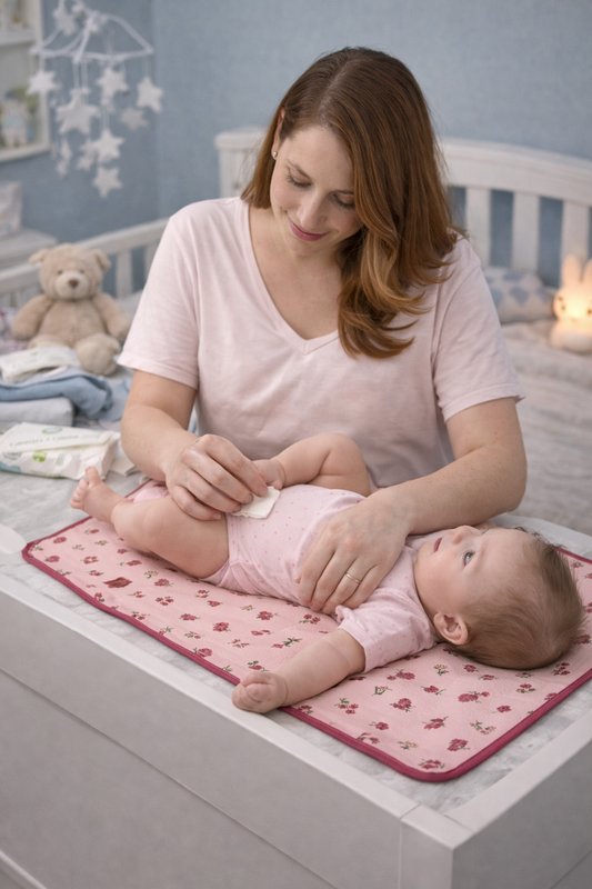 Fasciatoio portatile bimba