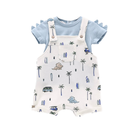 COMPLETO SALOPETTE E T-SHIRT