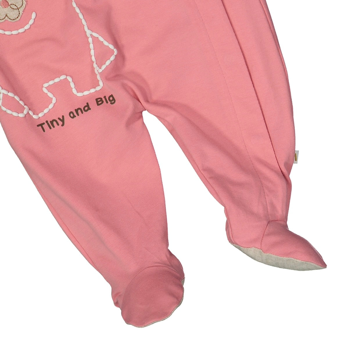 TUTINA C/PIEDE JERSEY STRETCH NEONATA