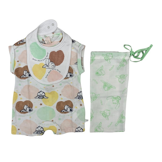 PAGLIACCETTO E BAVETTA JERSEY NEONATO