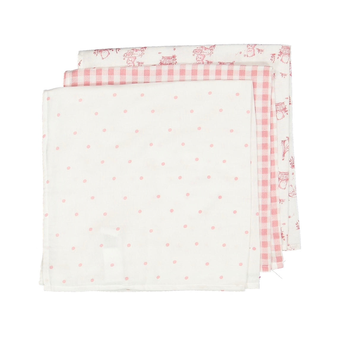 SET 3 QUADRATI DI GARZA UNISEX