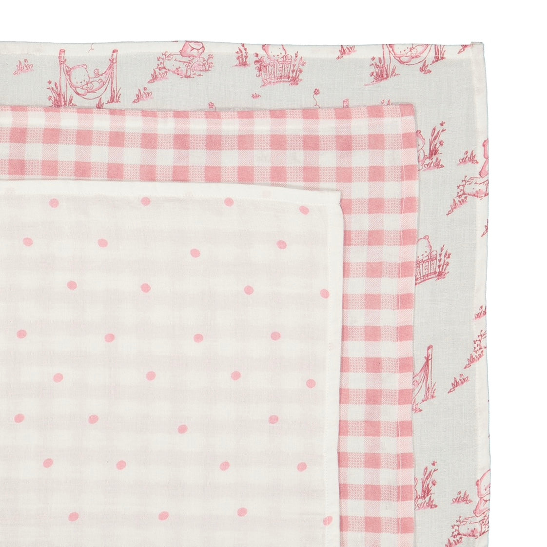SET 3 QUADRATI DI GARZA UNISEX