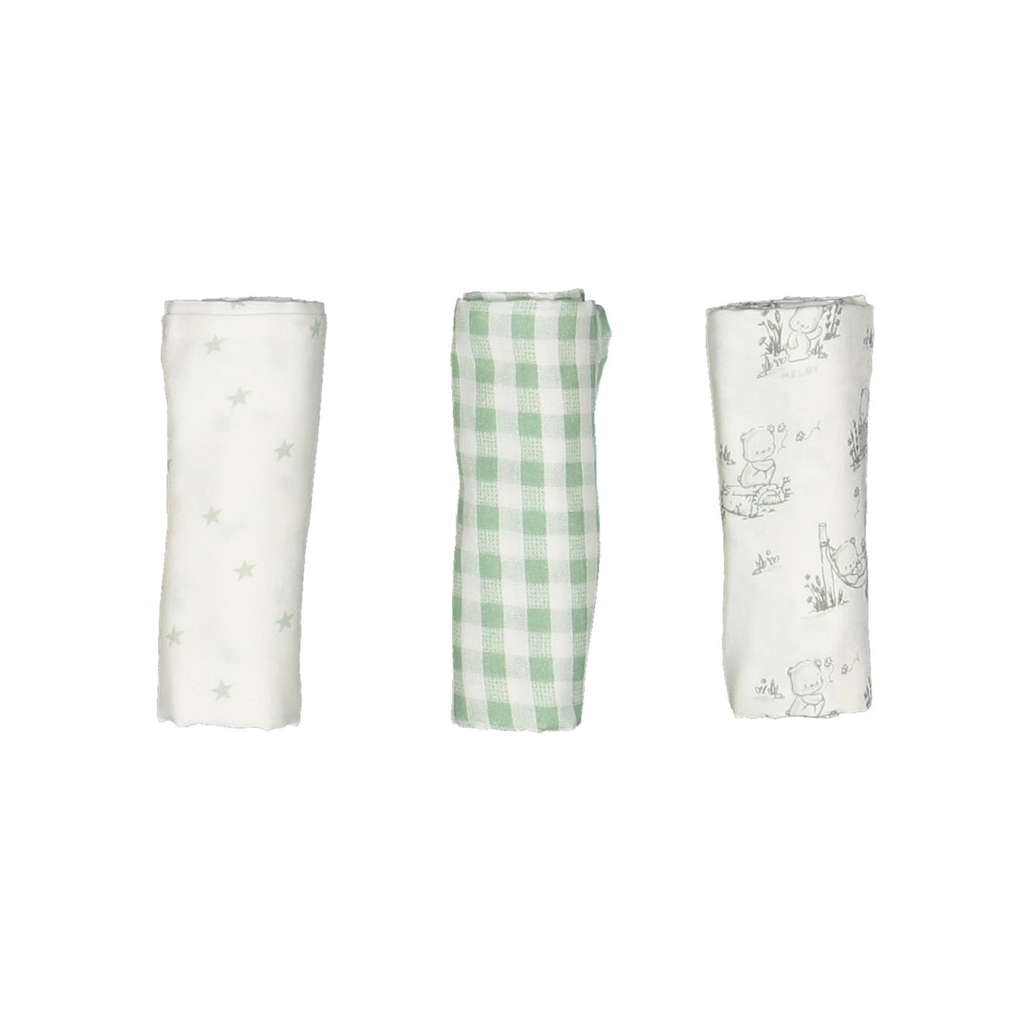 SET 3 QUADRATI DI GARZA UNISEX