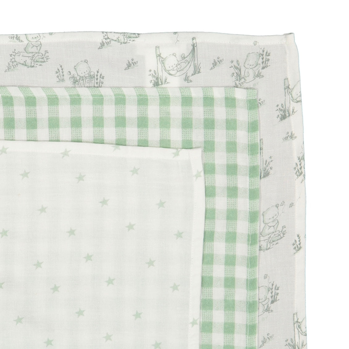 SET 3 QUADRATI DI GARZA UNISEX