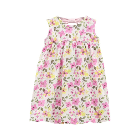 ABITO S/M.JERSEY STRETCH STAMPATO BAMBINA