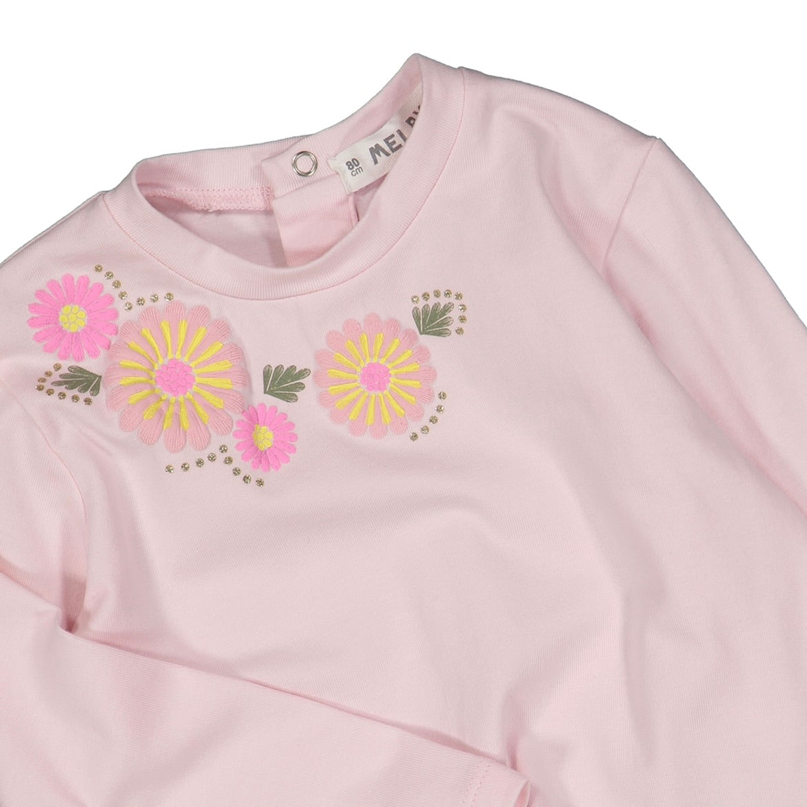 T-SHIRT ROSA IN JERSEY STRETCH BAMBINA