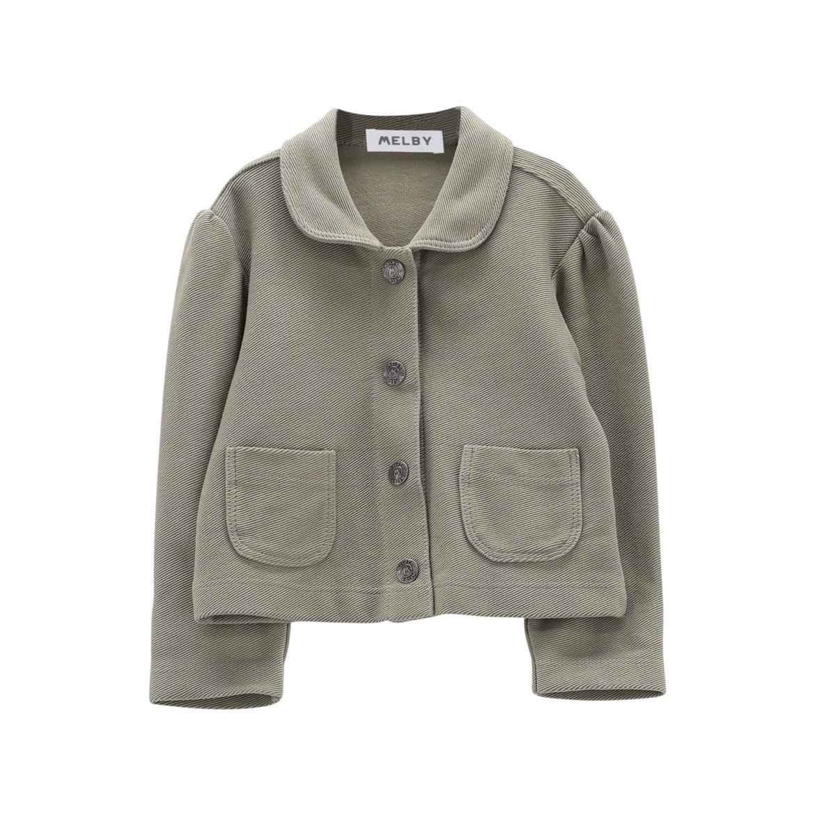 GIACCHINO VERDE CON BOTTONI A CLIP BAMBINA