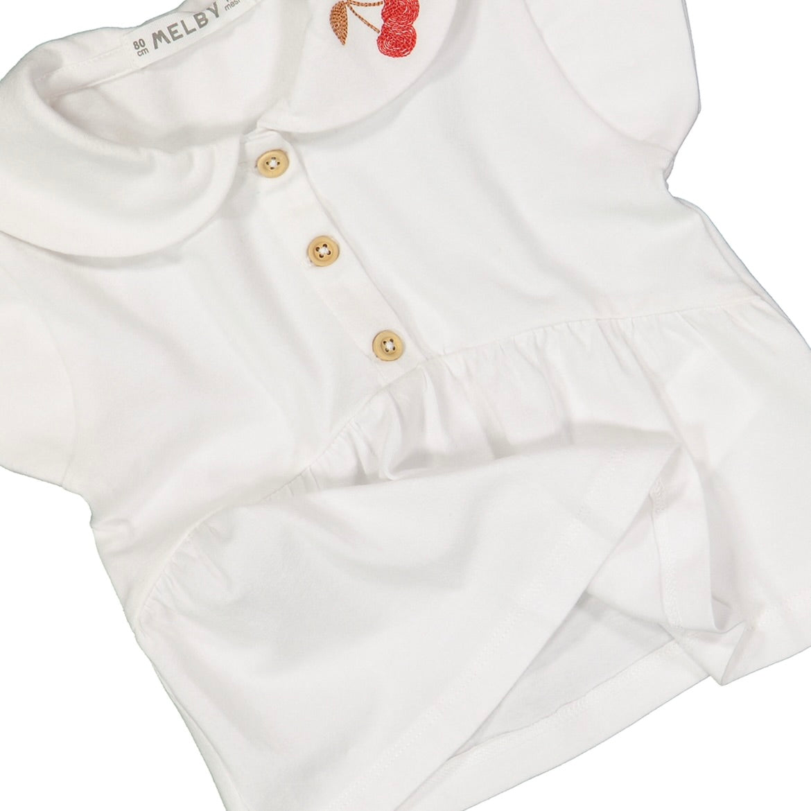 T-SHIRT BIANCA CON COLLETTO