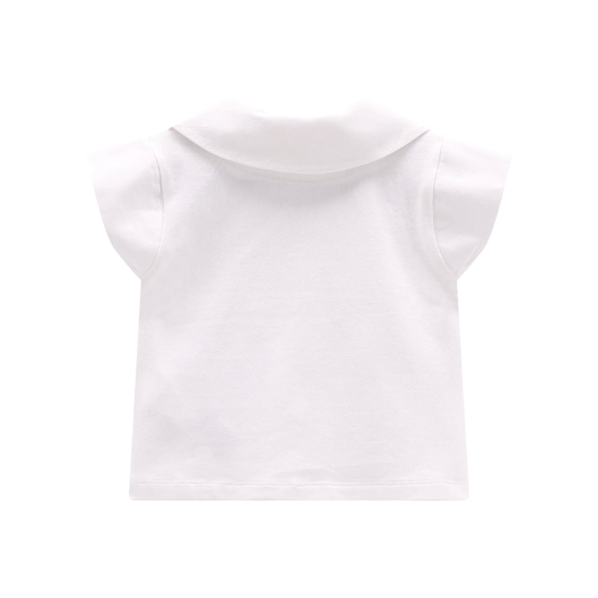 T-SHIRT BIANCA CON COLLETTO
