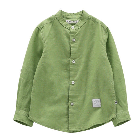 CAMICIA M/L.MISTO LINO BAMBINO