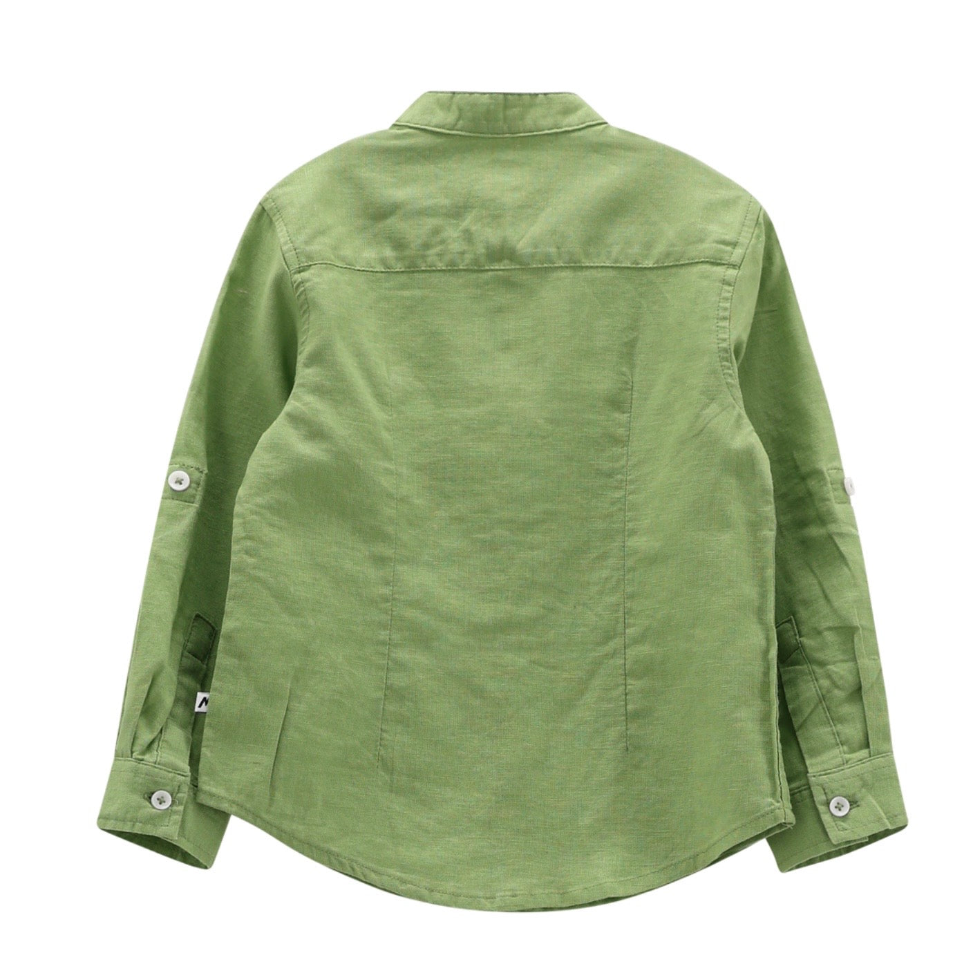 CAMICIA M/L.MISTO LINO BAMBINO