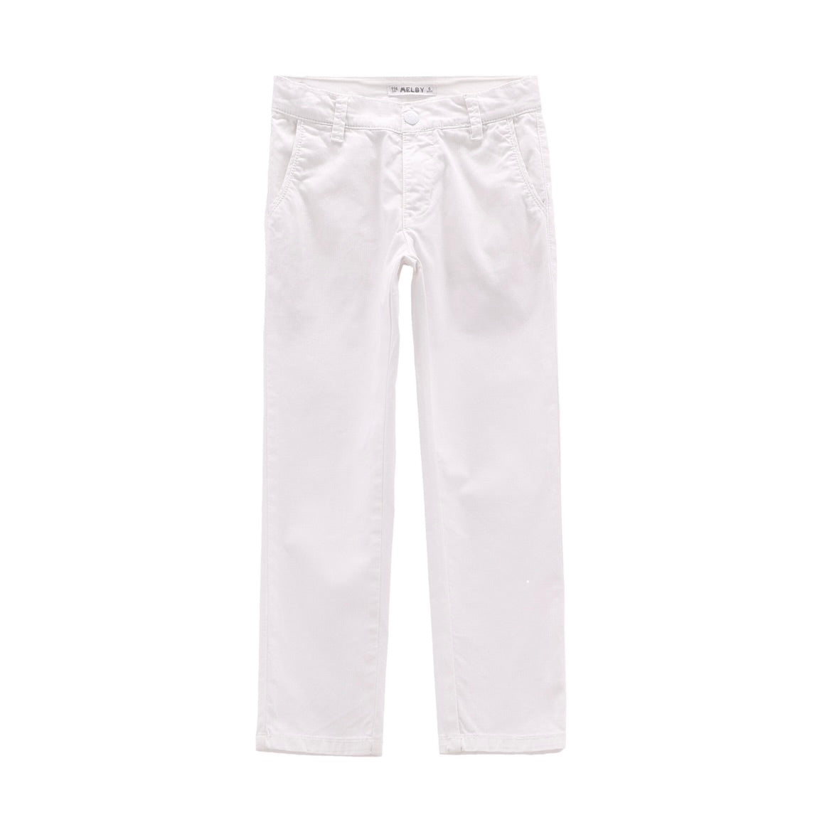 PANTALONE BIANCO TESSUTO CANETE RAGAZZO